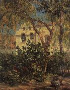 Guy Rose San Gabriel Mission oil painting on canvas